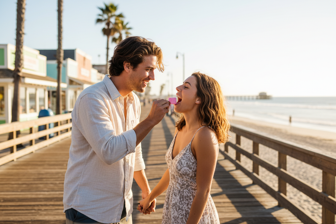 Savor Sweet Relaxation: Delta-9 THC Strawberry Cream Saltwater Taffy