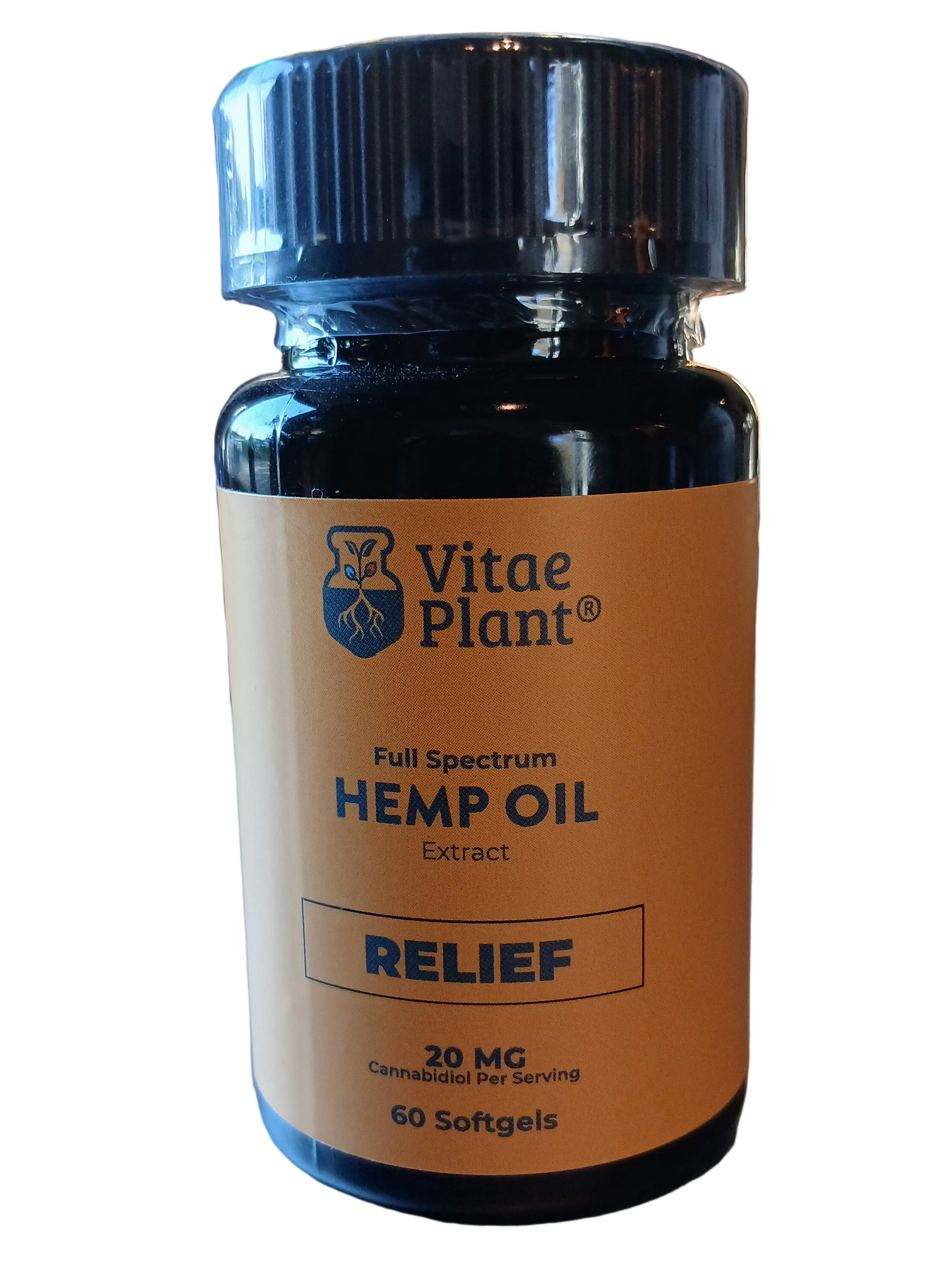 Vitae Plant CBD 1200 mg Relief Capsules