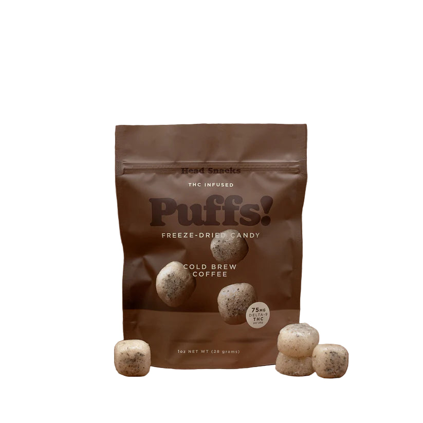750mg D9 THC Cold Brew Coffee Puffs