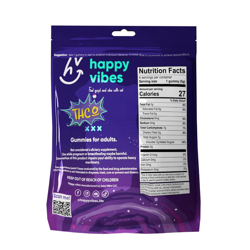 Astral Energy Gummies - 5 Count - 50mg THCO