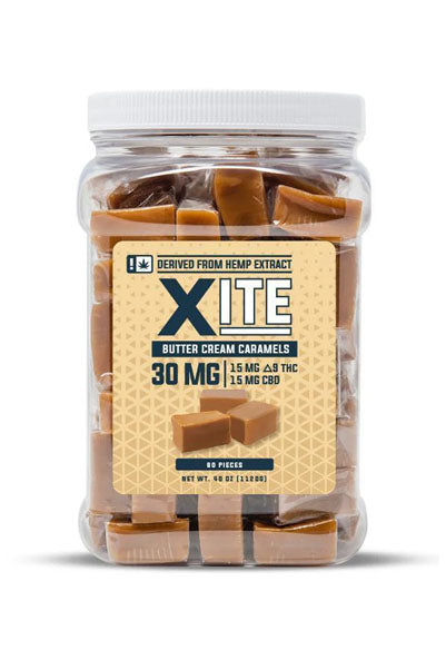 15mg THC / 15mg CBD Butter Cream Caramels