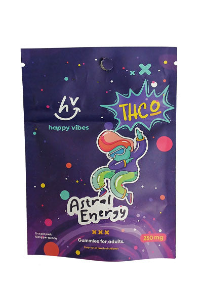 Astral Energy Gummies - 5 Count - 50mg THCO