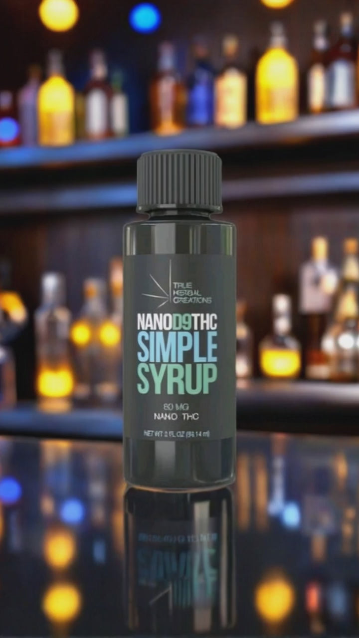 Nano D9 THC Simple Syrup 2oz