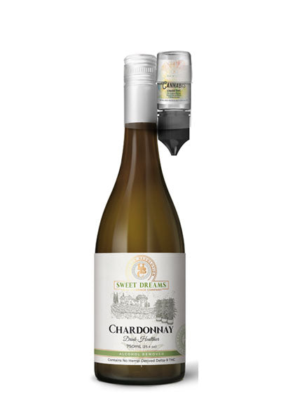 Chardonnay Non-Alcoholic Wine With (50mg) Liquid THC